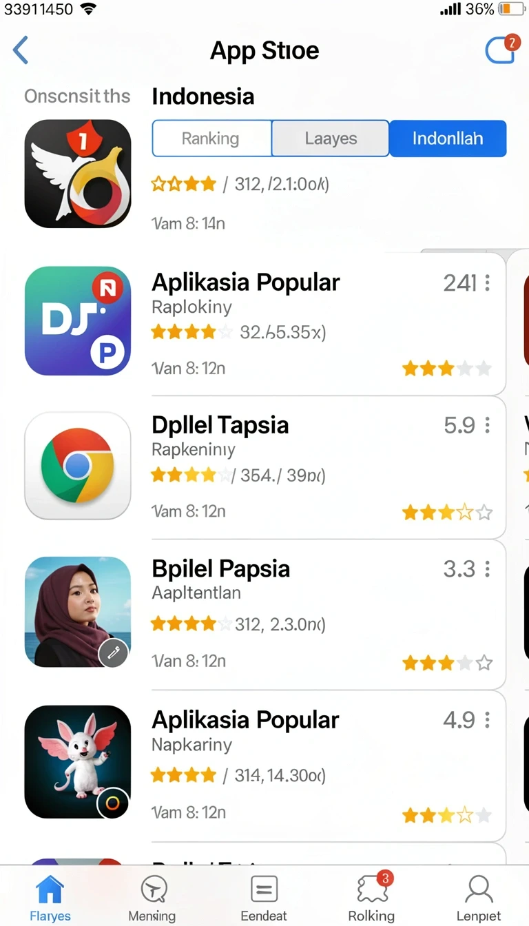 Contoh tampilan Aplikasi megafafa Terbaik untuk Android dan iOS di Android