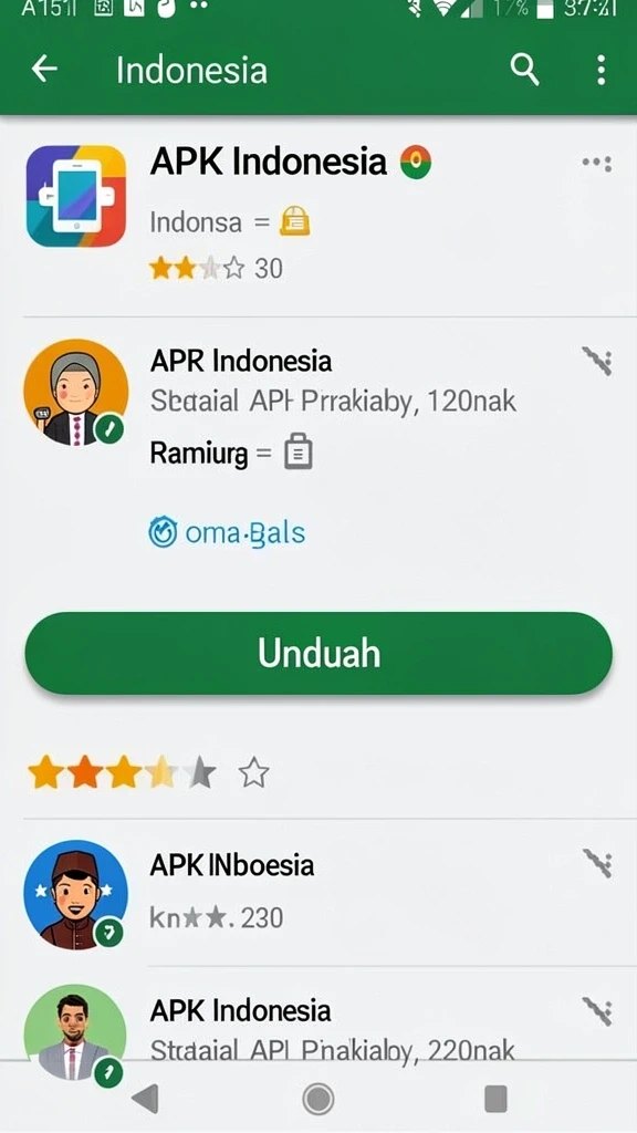 Contoh tampilan Download halimtoto APK Original untuk Android di Android