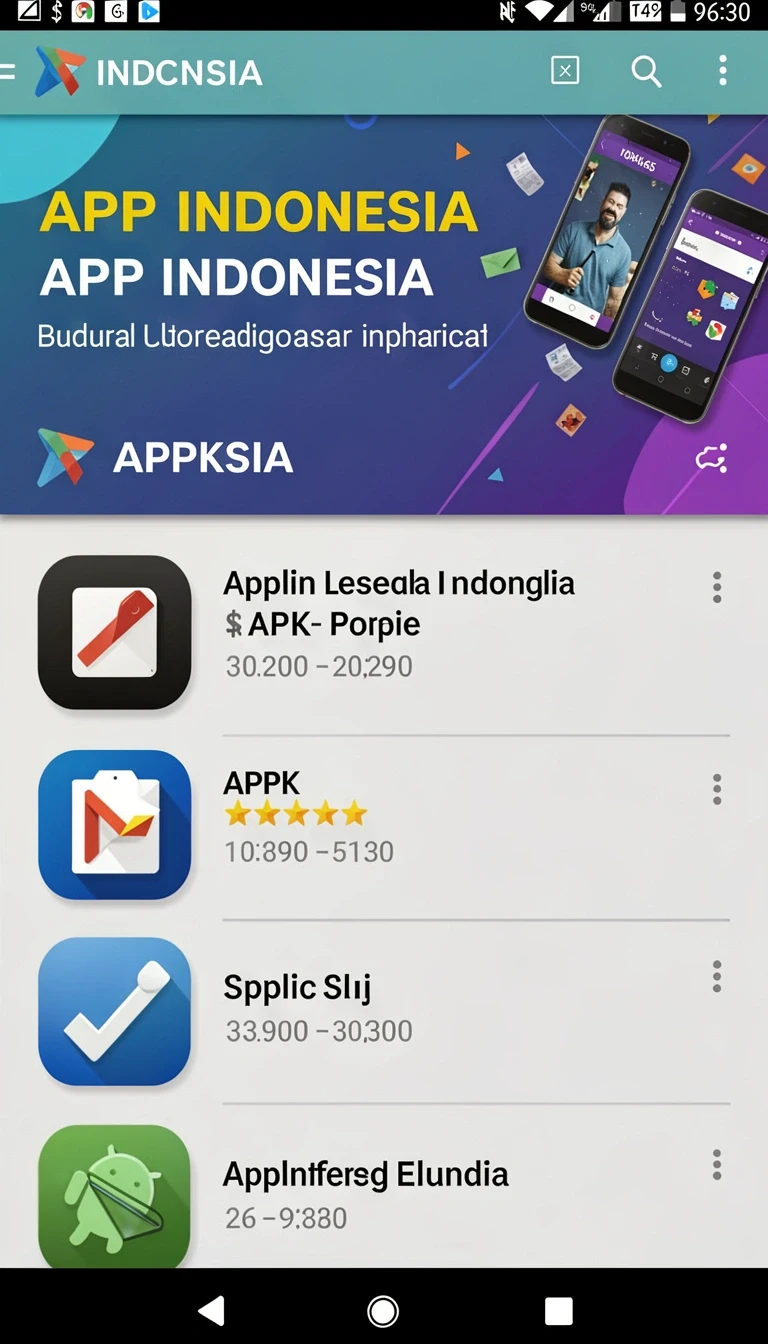 Contoh tampilan Aplikasi pasar88 Terpercaya untuk Android di Android