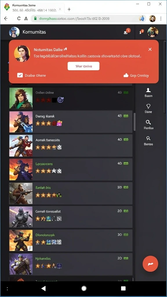 Contoh tampilan Download dewagaruda APK Terbaru Full Version di Android